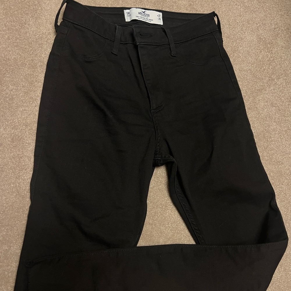 Hollister Black Women Jeans  5 regular w27 l28